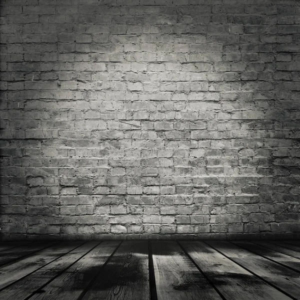 Old room with brick wall — Stock Photo, Image