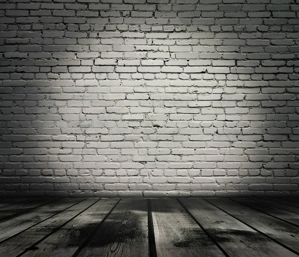 Old room with brick wall — Stock Photo, Image