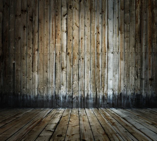 Interior de madeira velha — Fotografia de Stock