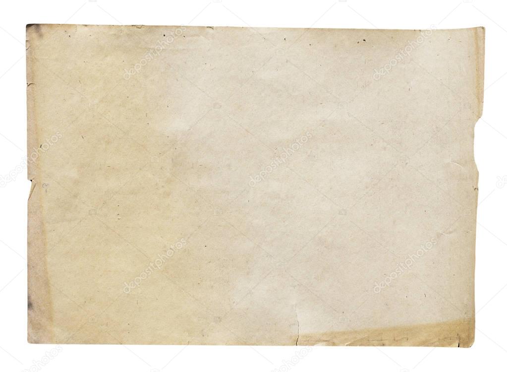 old paper isolated