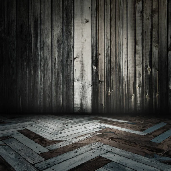 Oude houten interieur — Stockfoto