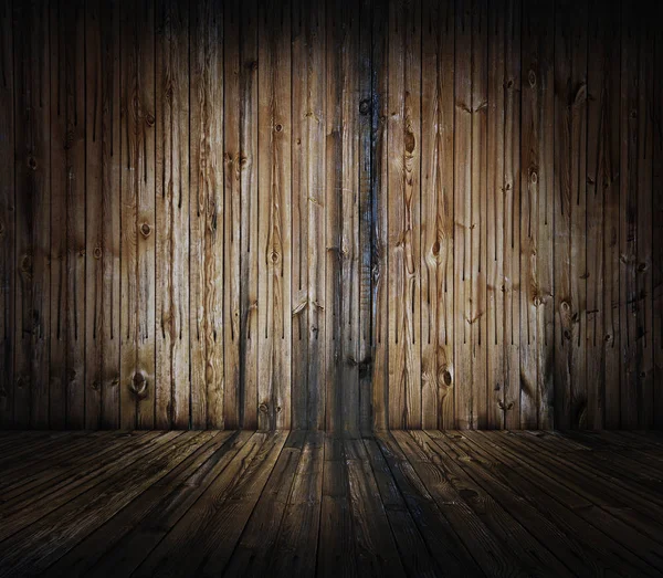 Interior de madera vieja — Foto de Stock