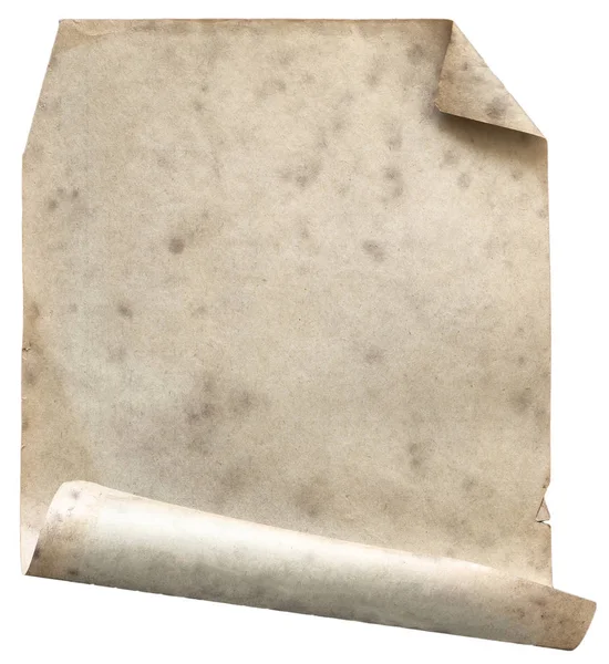 Old paper isolated — Stock Photo, Image