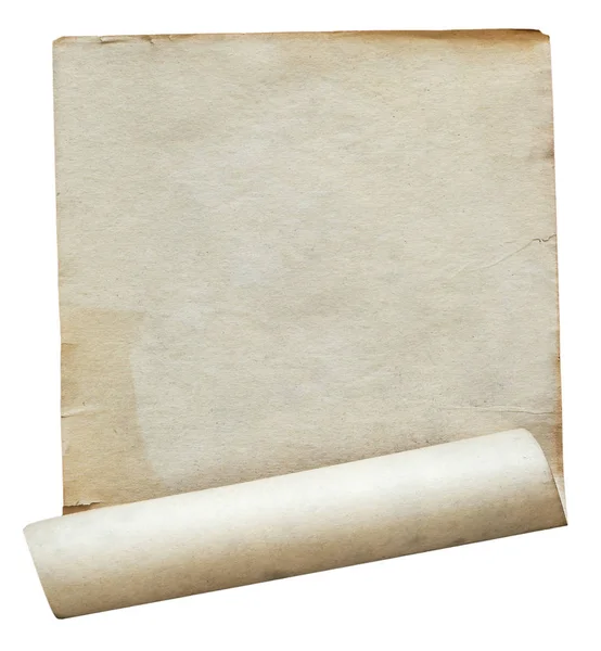 Old paper isolated — Stock Photo, Image