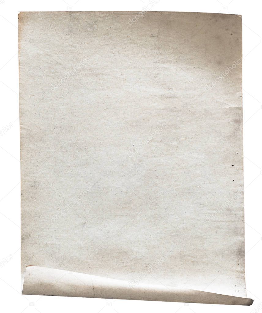 old paper isolated