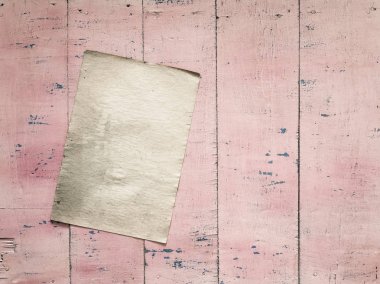 kağıt üzerinde pembe bir arka plan