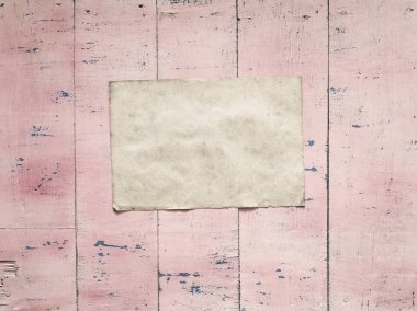 kağıt üzerinde pembe bir arka plan