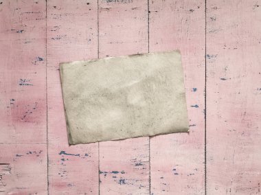 kağıt üzerinde pembe bir arka plan