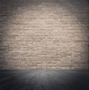 Beyaz tuğla duvar