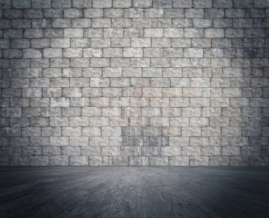 Beyaz tuğla duvar