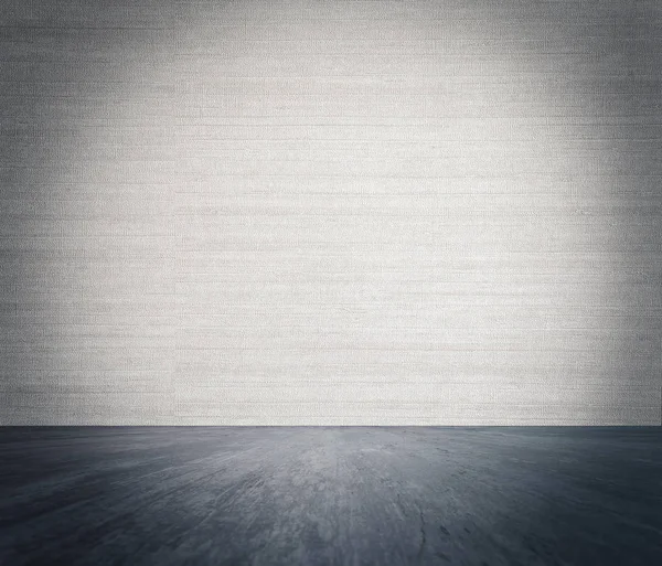 Wnętrze z białe Tapety — Zdjęcie stockowe
