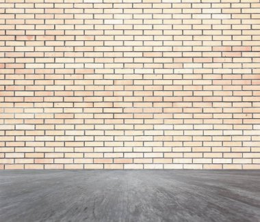 Beyaz tuğla duvar