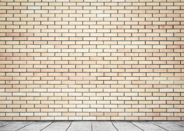 Beyaz tuğla duvar