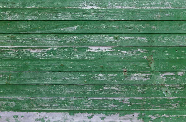 Parete di legno verde — Foto Stock