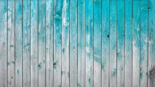 Blue wooden wall — Stock Photo, Image