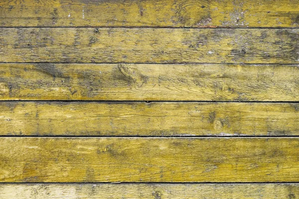 Staré Dřevěné Stěny Žluté Pozadí — Stock fotografie