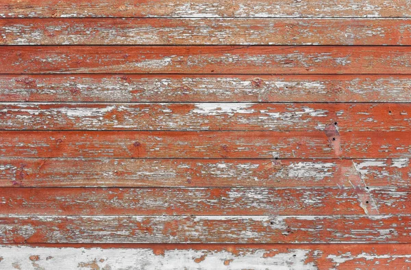 Pintado Parede Madeira Velha Fundo Vermelho — Fotografia de Stock