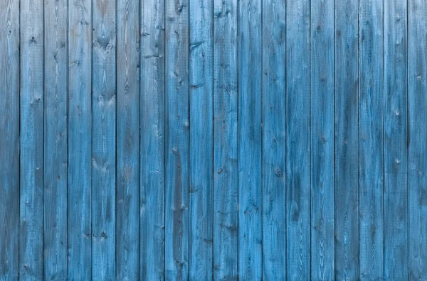 Dinding Kayu Tua Latar Belakang Biru — Stok Foto