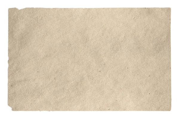 Старая Бумага Изолированы Белом Фоне Обрезкой Пути — стоковое фото
