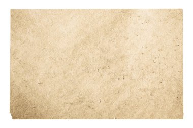 kırpma yolu olan beyaz arkaplanda izole edilmiş eski kağıt