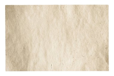 Beyaz arka plan üzerinde izole kaba eski kağıt