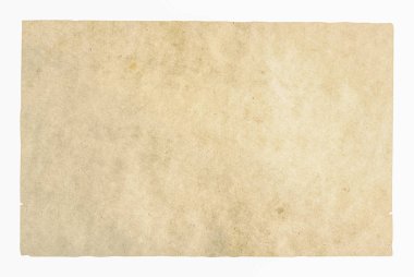 Beyaz arka plan üzerinde izole kaba eski kağıt