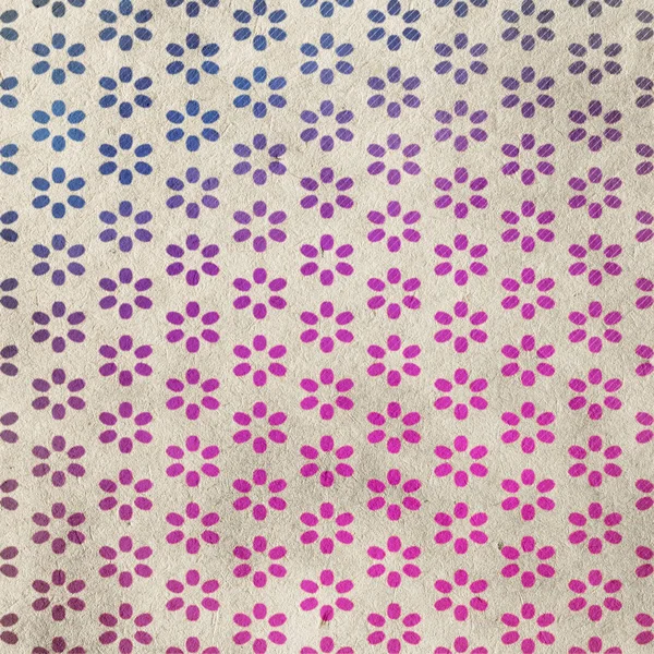 ピンク色で汚れた紙に古いレトロなパターン — ストック写真