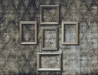 retro duvar kağıdı eski fotoğraf çerçeveleri
