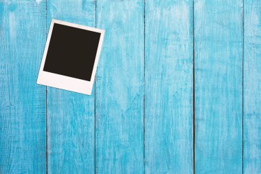 Mavi ahşap duvar eski fotoğraf