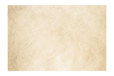 kırpma yolu olan beyaz arkaplanda izole edilmiş eski kağıt