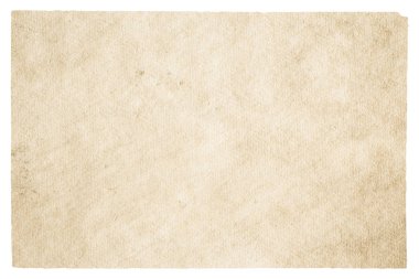 kırpma yolu olan beyaz arkaplanda izole edilmiş eski kağıt