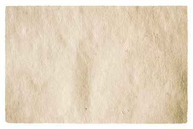 kırpma yolu olan beyaz arkaplanda izole edilmiş eski kağıt