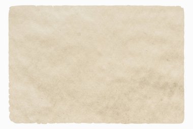 kırpma yolu olan beyaz arkaplanda izole edilmiş eski kağıt