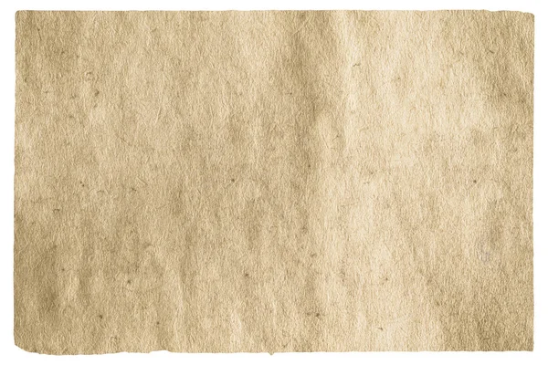 Régi Papír Elszigetelt Fehér Háttér Nyírás Útvonal — Stock Fotó