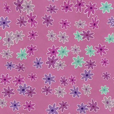 Basit çiçekler, pürüzsüz arkaplan