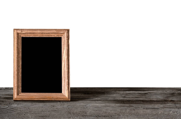 photo frame on table