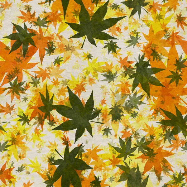 Autumn leaves seamless background — Stock Photo, Image