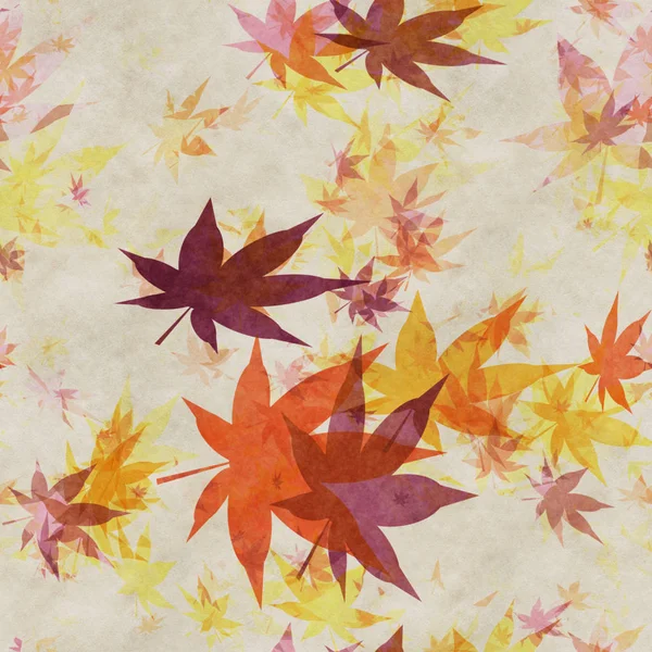 Осіннє листя безшовний фон — стокове фото