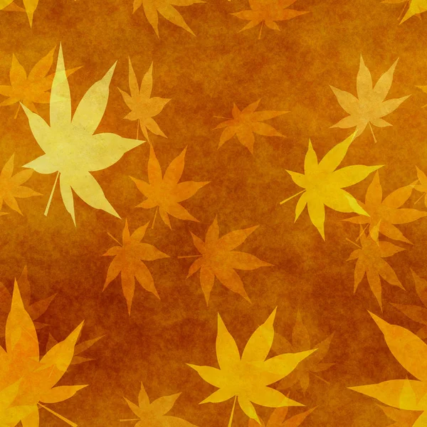 Herbstlaub Nahtloses Hintergrundmuster — Stockfoto