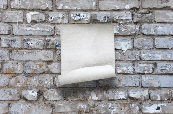 Starý Papír Zeď — Stock fotografie