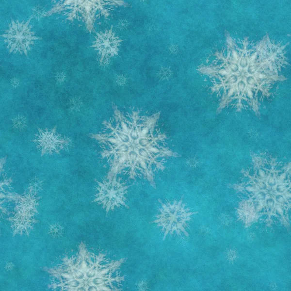 Inverno Sfondo Senza Soluzione Continuità Con Fiocchi Neve — Foto Stock