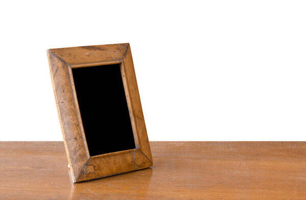 photo frame on table