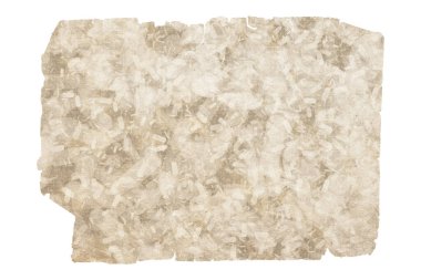 kırpma yolu olan beyaz arkaplanda izole edilmiş eski kağıt