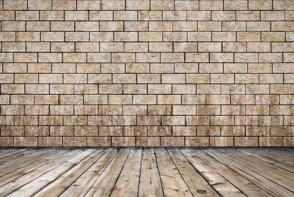 Old Room Brick Wall Vintage Background — Stock Photo, Image