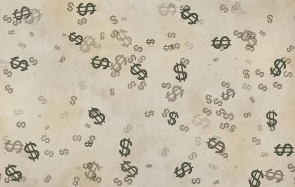 Dollar Wallpaper Achtergrond Oud Papier — Stockfoto