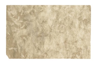 kırpma yolu olan beyaz arkaplanda izole edilmiş eski kağıt