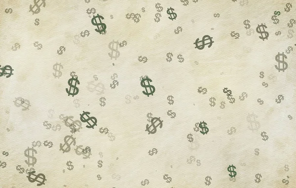 Δολάριο Ταπετσαρία Φόντο Παλιό Χαρτί — Φωτογραφία Αρχείου