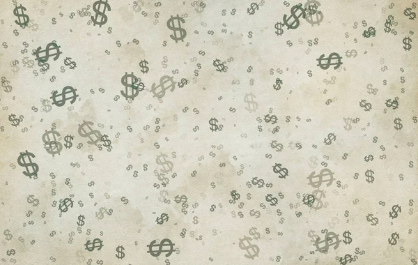 Dollar Wallpaper Achtergrond Oud Papier — Stockfoto