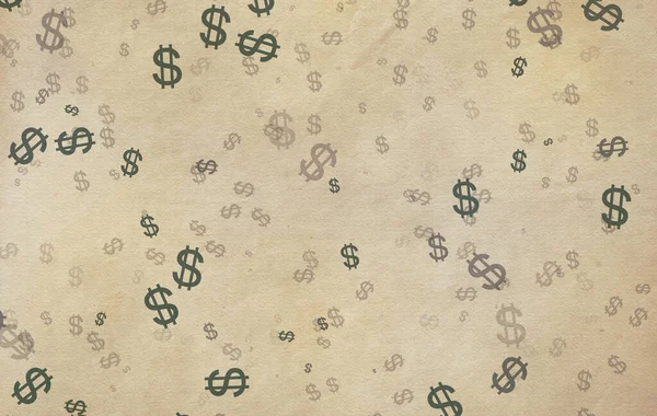 Dollar Wallpaper Background Old Paper — Stock Photo, Image