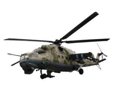 Helikopter Mi-24v Mi-35 izole